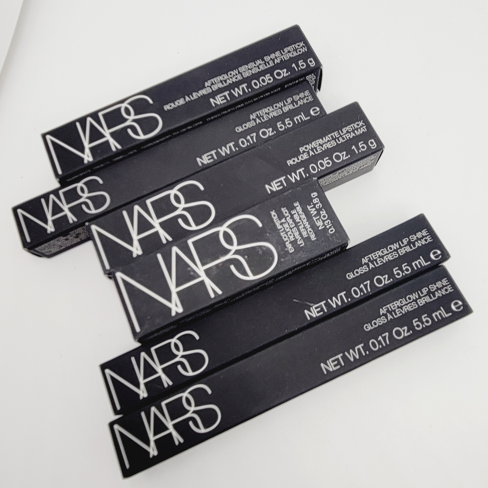 NARS Afterglow Sensual Shine Lipstick All In Bright Plum Brand New In Box - Picture 9 of 10